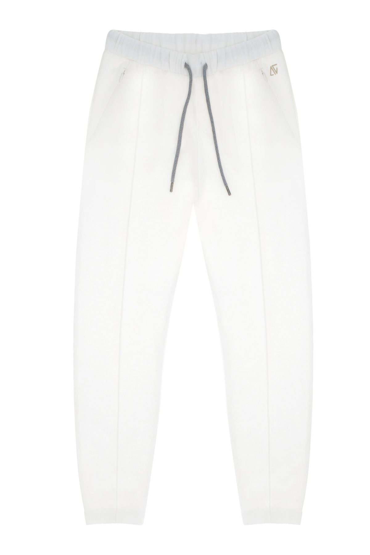 Cotton Skinny Sweatpants - Vanilla Sky
